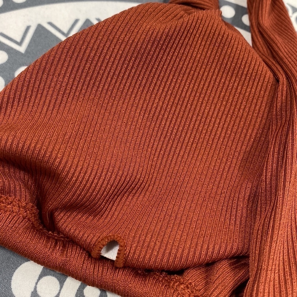 NWT Zaful rust brown 2 Pc bikini - Picture 7 of 12